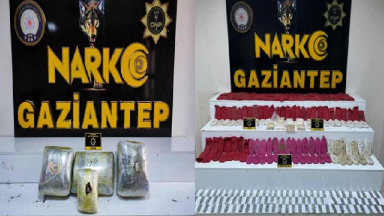 Gaziantep polisinden sokak satıcılarına şok baskın! Baskında çok sayıda uyuşturucu madde ele geçirdi
