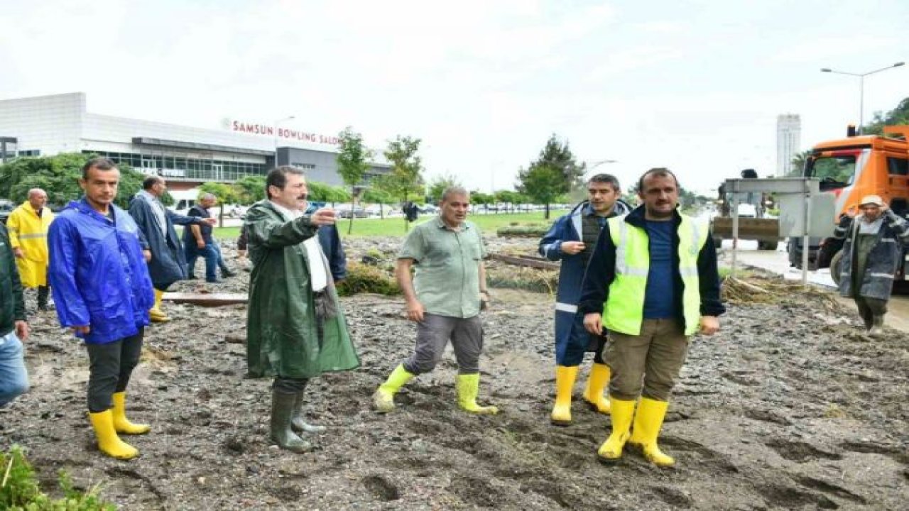Samsun Valisi Tavlı UYARDI! “Yağmur sabaha kadar sürecek, herkesin teyakkuz halinde olmasını istiyorum”