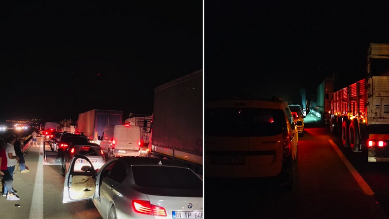 Gaziantep - Nurdağı Otobanı'nda BİNLERCE ARAÇ BEKLİYOR