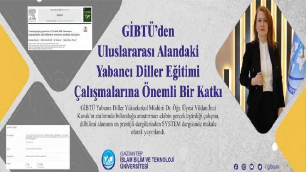 GİBTÜ’den yabancı dille eğitim çalışmalarına önemli katkı