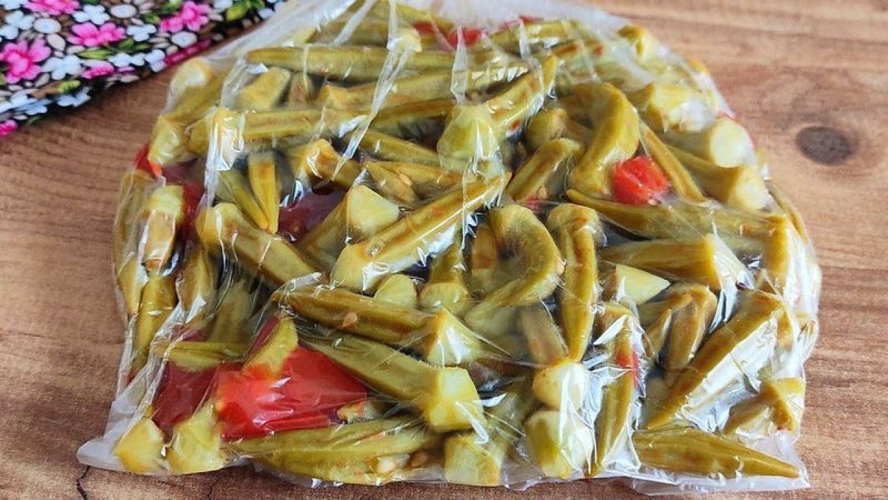 Kış için bamya saklama tekniği! 1 yıl boyunca asla ve asla bozulmuyor...