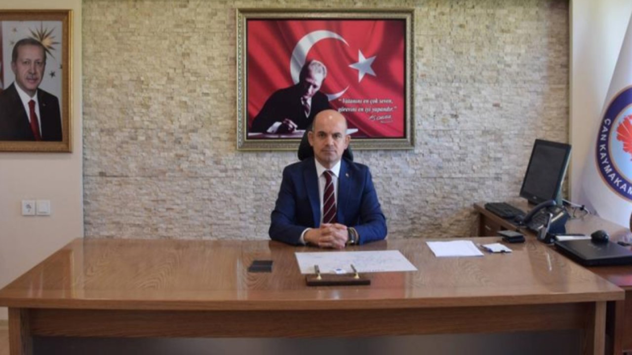 Gaziantep Araban Kaymakamlığı da Yapan; Dr. Emre Nebioğlu , Çan Kaymakamı olarak göreve başladı.