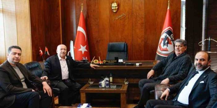 Beşiktaş Başkanı Adalı’dan Gaziantep FK Başkanı Memik Yılmaz'a Maç Öncesi Ziyaret
