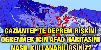 Gaziantep'te Deprem Riskini Öğrenmek İçin AFAD Haritasını Nasıl Kullanabilirsiniz?