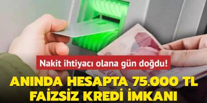 Gaziantep'te Nakit İhtiyacı Olanlara Müjde: Faizsiz 75.000 TL Kredi İmkanı!