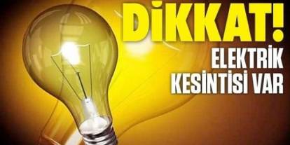 Gaziantep'te 29 Nisan 2025 Salı Günü Elektrik Kesintisi Yapılacak Bölgeler Belli Oldu