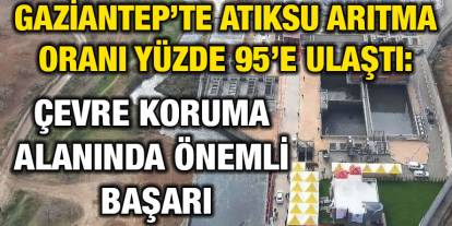 Gaziantep’te Atıksu Arıtma Oranı Yüzde 95’e Ulaştı: Çevre Koruma Alanında Önemli Başarı