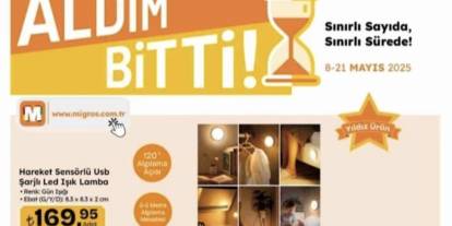 Gaziantep’te Migros’ta Ayçiçek Yağında 45 TL, Deterjanda 156 TL İndirim! (Migros Aktüel Ürünler Kataloğu)