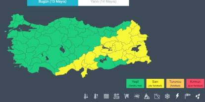 Gaziantep Dikkat! Meteoroloji'den Sarı Kodlu Sağanak Yağış Uyarısı: 25 İl Risk Altında