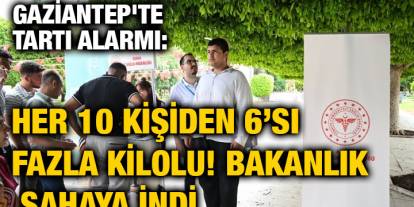 Gaziantep'te Tartı Alarmı: Her 10 Kişiden 6’sı Fazla Kilolu! Bakanlık Sahaya İndi