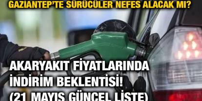 Gaziantep’te Sürücüler Nefes Alacak mı? Akaryakıt Fiyatlarında İndirim Beklentisi! (21 Mayıs Güncel Liste)