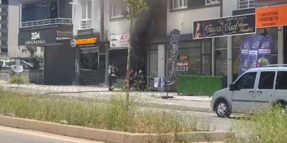 Gaziantep'te marangoz dükkanında çıkan yangın korkuttu