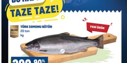 Gaziantep’te 2-28 Mayıs Arasında Metro’da Doğal Tazelik Rüzgarı! Yerel Üreticilerden Taptaze Meyve, Sebze ve Balıklar Sofranızda