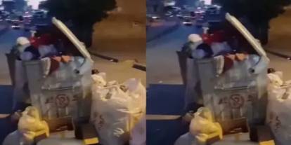 Gaziantep'te Çöp Yığını: Pirsultan Mahallesi'nde Konteyner Boş, Etrafı Çöplük!