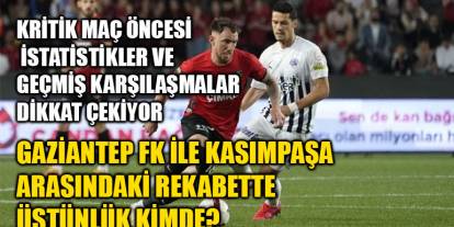 Gaziantep FK ile Kasımpaşa Arasındaki Rekabette Üstünlük Kimde?