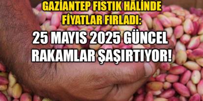 Gaziantep Fıstık Hâlinde Fiyatlar Fırladı: 25 Mayıs 2025 Güncel Rakamlar Şaşırtıyor!