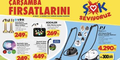 Gaziantep ŞOK’ta Büyük Fırsat! Pirantech Buharlı Temizlik Makinesi 28 Mayıs’ta ŞOK Aktüel’de Satışa Çıkıyor