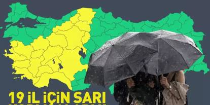 Gaziantep İçin Kritik Uyarı! Meteoroloji 19 İlde Sarı Kodlu Alarm Verdi: Kuvvetli Sağanak ve Rüzgar Kapıda