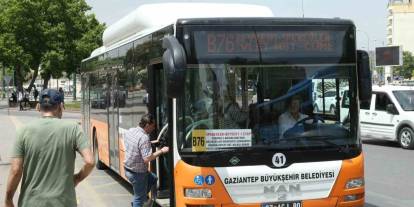 Gaziantep'te Toplu Ulaşım Ücretsiz Oldu!