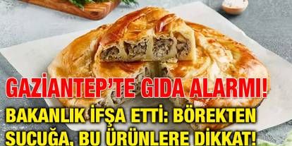 Gaziantep’te Gıda Alarmı! Bakanlık İfşa Etti: Börekten Sucuğa, Bu Ürünlere Dikkat!