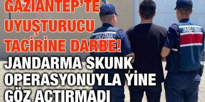 Gaziantep’te Uyuşturucu Tacirine Darbe! Jandarma Skunk Operasyonuyla Yine Göz Açtırmadı
