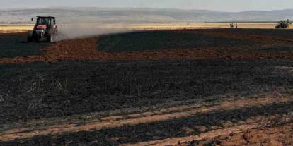 Gaziantep'te 15 dönüm buğday ekili alan daha yandı
