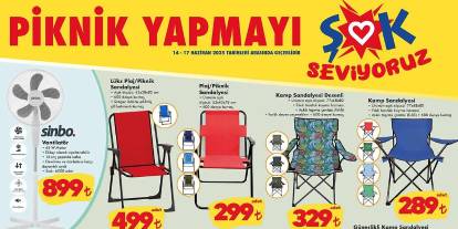 Gaziantep’te Yaz Sıcağına Karşı ŞOK’tan Sürpriz! Sinbo Vantilatör ve Kamp Ürünleri Raflarda