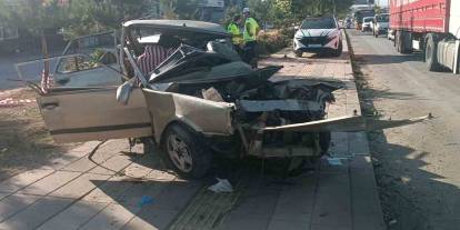 Gaziantep’te o feci kazada sürücü kurtarılamadı