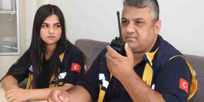 Gaziantep'te sağlık çalışanı baba ve kızı birlikte hayat kurtarıyor