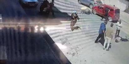 Gaziantep'te Ömer Faruk Çelik'i hayattan koparan kaza kamerada