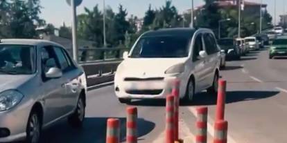 Gaziantep’te ’kaynak’ yapan sürücülere ceza yağdı