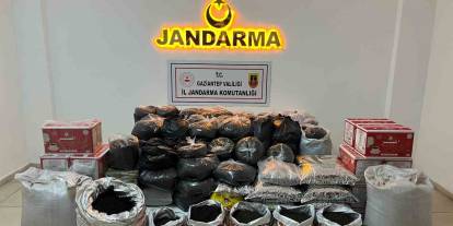 Gaziantep’te kaçakçılık operasyonu! Tam 300 Kilo..