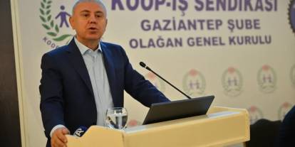 TÜRK-İŞ Genel Başkan Yardımcısı Eyüp Alemdar, Gaziantep'te