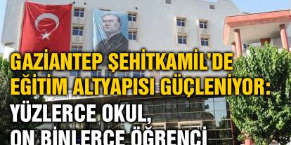 Gaziantep Şehitkamil’de Eğitim Altyapısı Güçleniyor: Yüzlerce Okul, On Binlerce Öğrenci
