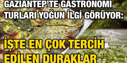 Gaziantep’te Gastronomi Turları Yoğun İlgi Görüyor: İşte En Çok Tercih Edilen Duraklar