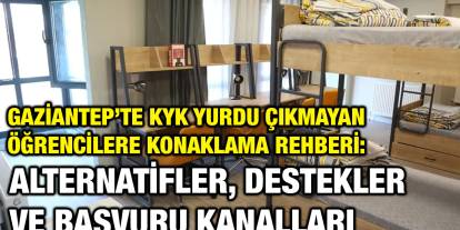 Gaziantep’te KYK Yurdu Çıkmayan Öğrencilere Konaklama Rehberi: Alternatifler, Destekler ve Başvuru Kanalları