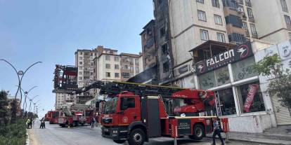 Gaziantep’te 5 katlı binada çıkan yangın söndürüldü: 23 kişi dumandan etkilendi