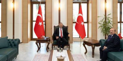Gaziantep FK Başkanı Memik Yılmaz’dan Vali Kemal Çeber’e Ziyaret