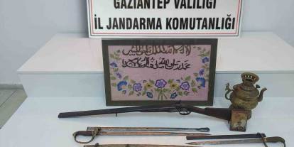 Gaziantep’te tarihi eser operasyonu