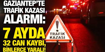 Gaziantep’te Trafik Kazası Alarmı: 7 Ayda 32 Can Kaybı, Binlerce Yaralı!