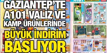 Gaziantep’te A101 Valiz ve Kamp Ürünlerinde Büyük İndirim Başlıyor