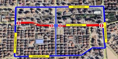 Gaziantep'te Bu Yollar 10 Gün Boyunca Trafiğe Kapalı