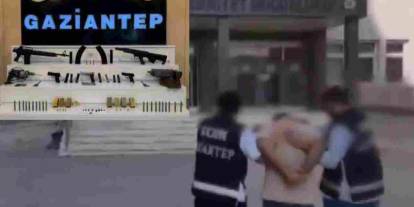 Gaziantep’te evde cephanelik çıktı: 1 gözaltı