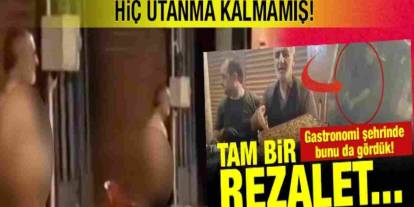 Gastronomi Kentinde Skandal! Kebapçıdan Yine Akıl Almaz Görüntüler