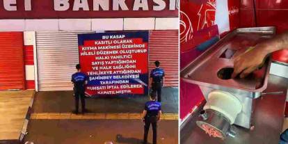 Gaziantep’te bozulmuş etleri kıyma yapan kasap kapatıldı
