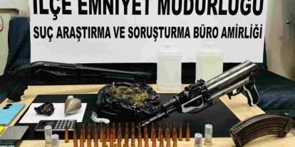 Gaziantep’te silah ve uyuşturucu operasyonu: 1 gözaltı