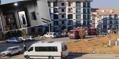 Gaziantep’te 5 katlı binada çıkan yangın korkuttu