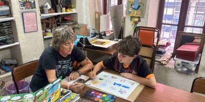 SANKO Sanat galerisinde anneanne-torun sergisi