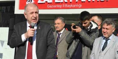 Zafer Partisi Genel Başkanı Özdağ, Gaziantep'te