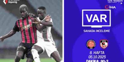 Gaziantep FK - Fatih Karagümrük maçının VAR kayıtları açıklandı!